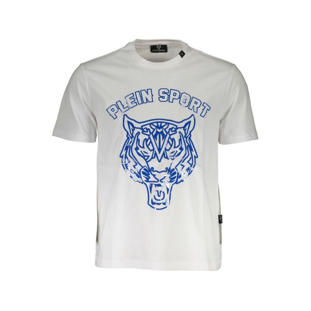 Plein Sport White Cotton Men Men's T-Shirt